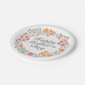 Elegant Happy Moederdag Floral Paper Bord (Gekanteld)