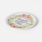 Elegant Happy Moederdag Floral Paper Bord (Gekanteld)