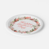 Elegant Happy Moederdag Floral Paper Bord (Gekanteld)