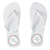 Elegant Happy Moederdag Floral | TEENSLIPPERS (Voetbed)