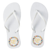 Elegant Happy Moederdag Floral | TEENSLIPPERS (Voetbed)