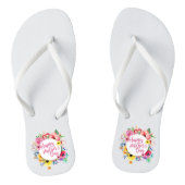 Elegant Happy Moederdag Floral | TEENSLIPPERS (Voetbed)