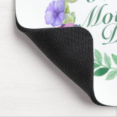 Elegant Happy Moederdag Floral Wreath Mousepad Muismat (Hoek)
