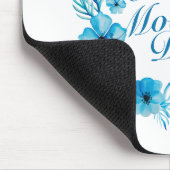 Elegant Happy Moederdag Floral Wreath Mousepad Muismat (Hoek)