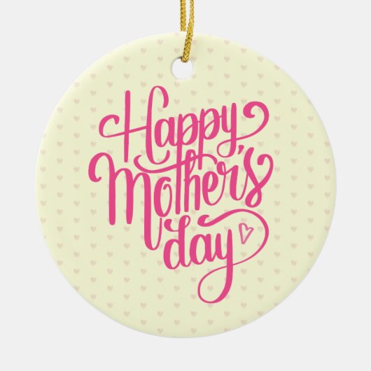 Elegant Happy Moederdag | ORNAMENT (Voorkant)