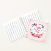 Elegant Happy Moederdag Snoep Hearts Notitieboek (Binnen)