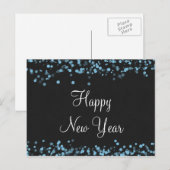 Elegant Happy New Year Briefkaart (Voorkant / Achterkant)