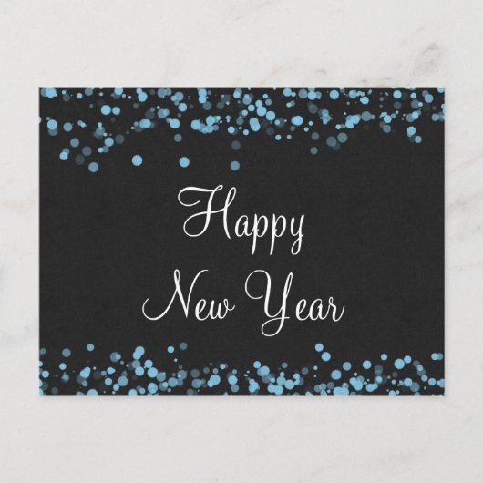 Elegant Happy New Year Briefkaart (Voorkant)