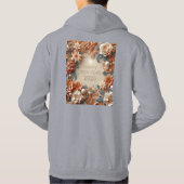 elegant happy new year floral hoodie (Achterkant)