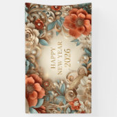 elegant happy new year party banner (Verticaal)