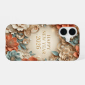elegant happy new year phone case iPhone 16 hoesje (Achterkant horizontaal)