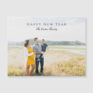 Elegant Happy New Year Script Foto Zwangerschap Ch