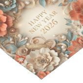 elegant happy new year table runner korte tafelloper (Hoek)