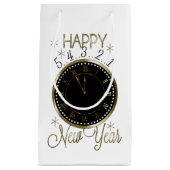 Elegant Happy Nieuwjaar feestdag Klein Cadeauzakje (Voorkant)