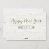 Elegant Happy Nieuwjaar | Goud | Glitter Dotsa Ho Feestdagenkaart (Achterkant)