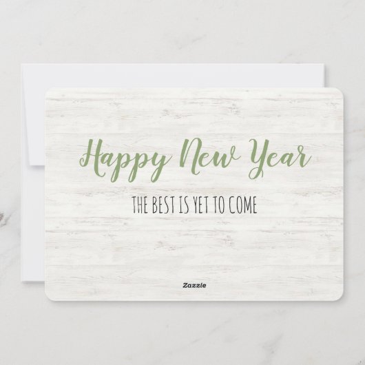 Elegant Happy Nieuwjaar | Goud | Glitter Dotsa Ho Feestdagenkaart (Achterkant)