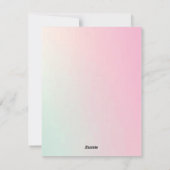 Elegant Happy Paasdag Feestdagenkaart (Achterkant)