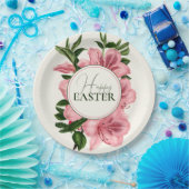 Elegant Happy Paaspapier Borden Papieren Bordje (Feest)
