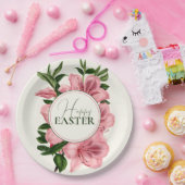 Elegant Happy Paaspapier Borden Papieren Bordje (Feest)