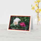 Elegant Happy Second Wedding Jubileum met Rozen Kaart (Gele Bloem)