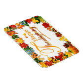 Elegant Happy Thanksgiving Greetings Magneet (Rechterzijde)