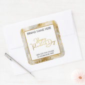 Elegant Happy Valentine’s Day Candle Label (Envelop)