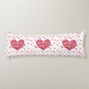 Elegant Happy Valentine's Day Mini Basketball Hoop Lichaamskussen