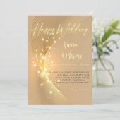 Elegant Happy Wedding - Classic & Joyful Party Kaart (Staand voorkant)