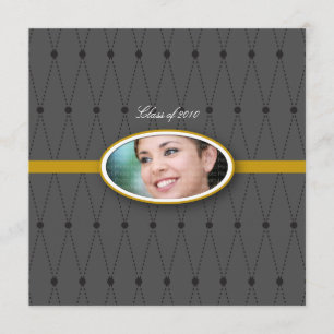 Elegant Harlequin Pattern: Goud Kaart