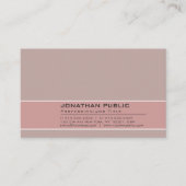 Elegant  Harmonic Colors Professional Plain Visitekaartje (Voorkant)
