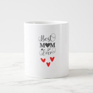 Elegant hart- en vlinderontwerp voor Moederdag Grote Koffiekop