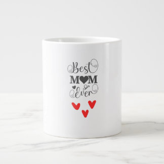 Elegant hart- en vlinderontwerp voor Moederdag Grote Koffiekop