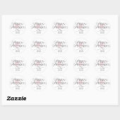 Elegant Hart Parels Prosecco Bubble Vrijgezellenfe Ronde Sticker (Vel)