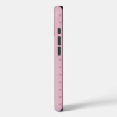 Elegant Hart Patroon Roze Telefoon / iPad case (Achterkant / Links)