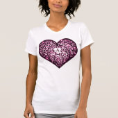 Elegant hart silhouet t-shirt (Voorkant)