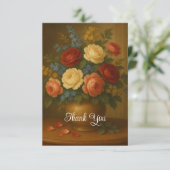 Elegant - Hartelijk dank - Kaart (Staand voorkant)