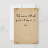 Elegant - Hartelijk dank - Kaart (Achterkant)