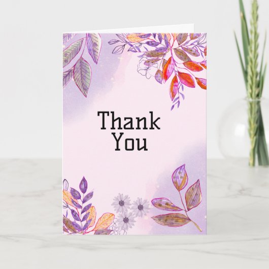 Elegant - Hartelijk dank - Kaart (Voorkant)