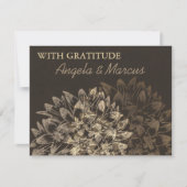 Elegant - Hartelijk dank - Kaart (Voorkant)