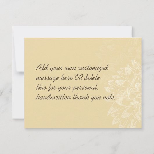 Elegant - Hartelijk dank - Kaart (Achterkant)