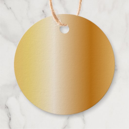 Elegant Hartelijk dank voor Gold Typography Leafy Bedankjes Labels (Achterkant)