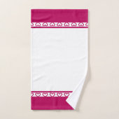 Elegant Hartpatroon Bad Handdoek (Handdoek)