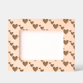 Elegant hartpatroon in modern, eenvoudig patroon gegraveerde lijstjes