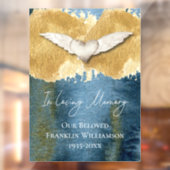 Elegant hartwonden die geheugen-Herdenkingsauto li Raamsticker (Vel 2)