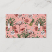 Elegant Hawaiiaans Vrijgezellenfeest Bloemenrecept Informatiekaartje (Achterkant)