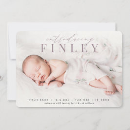 Elegant Headline | Aankondiging van de foto ter ge