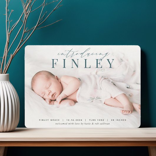 Elegant Headline | Aankondiging van de foto ter ge