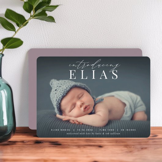 Elegant Headline | Aankondiging van de foto ter ge