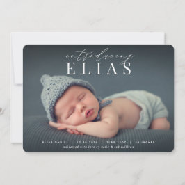 Elegant Headline | Aankondiging van de foto ter ge