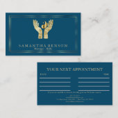 Elegant Healing Hands Yin Yang symbool Visitekaartje (Voorkant / Achterkant)